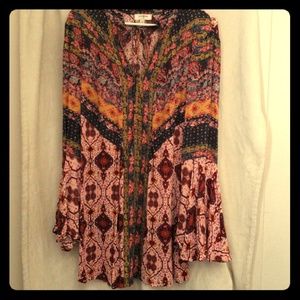 Flare sleeve Hobo dress